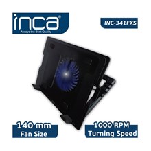 Inca Inc-341Fxs Siyah Ergonomik Sessiz Usb Notebook Soğutucu(100.F Inca Inc-341Fxs) - 1