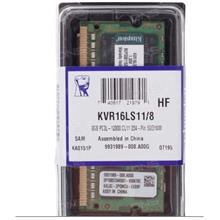 Kıngston 8Gb Ddr3L 1600Mhz Cl11 1.35V Kvr16Ls11-8  (Pc3-12800) Notebook Ram(Oem Ram Not K 8-1600 Lv) - 1