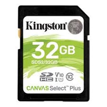 Kingston Sds2 32 Gb Sdhc Canvas Select Plus 100R C10 Uhs-I U1 V10 Sd Hafıza Kartı(Blk Sd 32Gb Sds2-32Gb) - 1