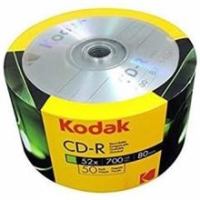 Kodak Cd-R 700Mb-80Min 52X 50 Li Shrink(Cdr 50Li Kodak Shrink) - 1