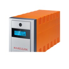 Makelsan Lion 1200 Va Line Interactive Lcd Ekran 2-7Ah Akü(Ups Makelsan 1200Va) - 1