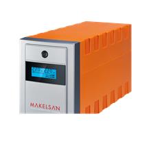 Makelsan Lion 1200 Va Line Interactive Lcd Ekran 2-7Ah Akü(Ups Makelsan 1200Va) - 1