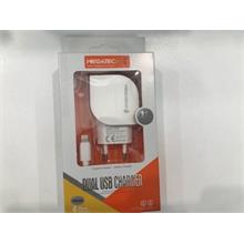 Megatech 3.1A 2In1 İphone Ev Şarj+Iphone Kablo(Tel Kş Srj Mega 2In1 Iph) - 1