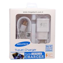 Megatech Cc22 2In1 Fast Charger 2400Ma  Ev Şarj+Micro Kablo(Tel Kş Srj Mega Şrje017) - 1