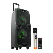 Mikado Md-302Kp 100W Uhf Siyah Mikrofonlu Sd+Fm Mp3 Destekli Karaoke Bluetooth Anfi  (Anfi Mikado Md-302Kp) - 1