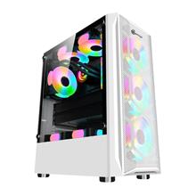 Performax Hellfire Beyaz Temperli Cam Rgb 550W 80+ Atx Gaming Oyuncu Kasası(O Atx P Hellfıre-Wh-Psu) - 1