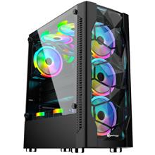 Performax Inferno Siyah Temperli Cam Rgb 650W 80+Bronz Atx Gaming Oyuncu Kasası(O Atx P Inferno-Bl-650B) - 1