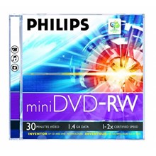 Philips Dvd-Rw 1.4Gb 30Min 1-2X 10 Lu Cakebox(Dvd-Rw M-Phılıps) - 1