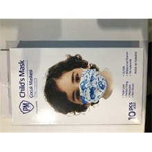 Pm 3 Katlı Tek Kullanımlık Erkek Çocuk Maskesi 10Lu Kutu(Maske Pm Erkek Çocuk 10L) - 1