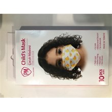 Pm 3 Katlı Tek Kullanımlık Kız Çocuk Maskesi 10Lu Kutu(Maske Pm Kız Çocuk 10Lu) - 1