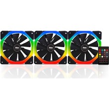 Power Boost Halo-Dual Rings 7 Color 3Xrgb Fan, (Fan Cpu P.Boost Halo) - 1