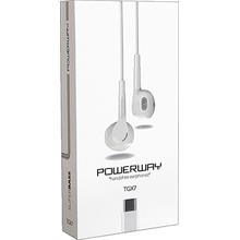 Powerway Tgx7 Type-C Mobil Telefon Uyumlu Kulak İçi Mikrofonlu Kablolu Kulaklık(005 Powerbay Tgx7 Type-C) - 1