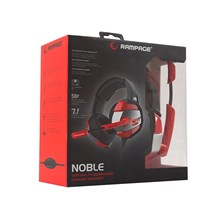 Rampage Rm-K5 Noble Siyah Kırmızı 7.1 Surround Sound System Usb Mikrofonlu Oyuncu Kulaklığı (005.Rampage Rm-K5) - 1