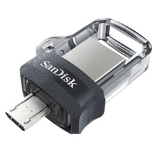 Sandisk Sddd3-064G-G46 64Gb Siyah Dual Drive M3.0 Micro Usb Flash Bellek(Blk Usb 64Gb Sddd3-064Gs) - 1