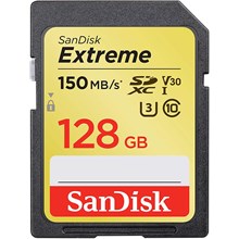 Sandisk Sdsdxv5-128G-Gncın 128Gb Extreme Sd Kart Class 10 150Mb-S(Blk Sd 128Gb Sdsdxv5Gncı) - 1