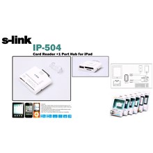 S-Link Ip-504 Ipad 5İn1 Kart Okuyucu(Tel Kş S-Link Ip-504) - 1