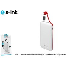S-Link Ip-512 5000Mah Powerbank Koyu Gri Taşınabilir Pil Şarj Cihazı(Pil Pw S-Link Ip-512 K) - 1