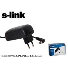 S-Link Sl-122C 15V 1A 5.5-2.1-10Mm 1.2Mt Adaptör (Adp S-Link Sl-122C) - 1