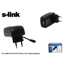 S-Link Sl-125B 9V 2A 2.5-0.8-10Mm 1.2 Tablet Adaptörü (Adp S-Link Sl-125B) - 1