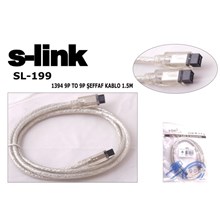 S-Link Sl-199 9Pin To 9Pin 1.5Mt Firewire Kablo(Kablo Fırewıre Sl-199) - 1