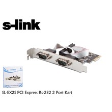 S-Link Sl-Ex2S Rs232 2Port Pcı Express Kart Kutusuz(Oem Pcı S-Link Sl-Ex2S) - 1