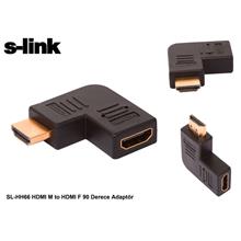 S-Link Sl-Hh66 Hdmı Erkek To Hdmı Dişi 90 Derece Yatay Çevirici(Kablo Ç S-Link Sl-Hh66) - 1