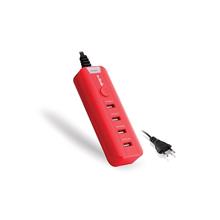 S-Link Sl-M4 Akıllı Telefon Ve Tablet 4000Mah 4 Usb Port Kırmızı Ev Şarj Adaptör(Usb Hub S-Link Sl-M4K) - 1