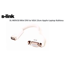 S-Link Sl-Mdv10 Mini Dvı Dişi To Vga Dişi Dönüştürücü(Kablo Ç S-Link Sl-Mdv10) - 1