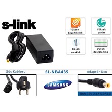 S-Link Sl-Nba435 40W 19V 2.1A 5.0-3.0 Samsung Notebook Standart Adaptörü(Adp S-Link Sl-Nba435) - 1