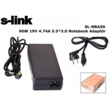 S-Link Sl-Nba90 90W 19V 4.74A 5.5-3.0 Samsung Notebook Bataryası(Adp S-Link Sl-Nba90) - 1