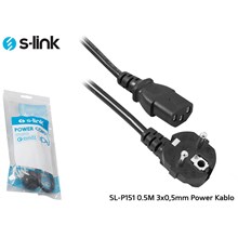 S-Link Sl-P151 0.5Mt 3X0,5Mm Power Kablo(Kablo Power Sl-P151) - 1