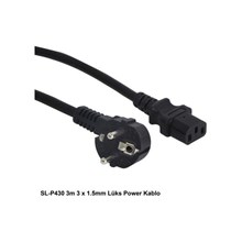 S-Link Sl-P430 3M 3 X 1.5Mm Lüks Power Kablo (Kablo Power Sl-P430) - 1