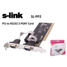 S-Link  Sl-Pp02 2 Port Rs232 Pcı Kart(Oem Pcı S-Link Sl-Pp02) - 1