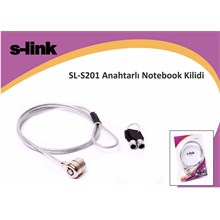 S-Link Sl-S201 Anahtarlı Notebook Kilidi(Kilit S-Link Sl-S201) - 1