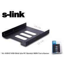 S-Link Sl-Ssd15 Ssd Disk İçin Pc Kasa İçi Hdd Yuva Kasası 2,5"-3,5"(Usb Hdd S-Link Sl-Ssd15) - 1