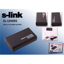 S-Link Sl-Uh495 Usb 2.0 To Hdmı Dönüştürücü(Kablo Ç S-Link Sl-Uh495) - 1