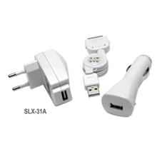 S-Link Slx-31A I-Pod Priz + Çakmak Şarj Aleti(Tel K Iphş Slx-31A) - 1