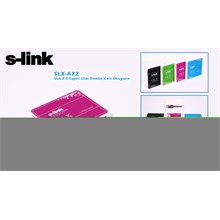 S-Link Slx-A72 Usb 2.0 Çoklu Slim Kırmızı Kart Okuyucu(Usb Reader Slink Slxa72) - 1