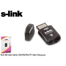 S-Link Slx-A8 Usb 2.0 Kart Okuyucu(Usb Reader S-Link Slx-A8) - 1