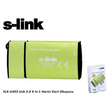 S-Link Slx-U303 Usb 3.0 4İn1 Kart Okuyucu(Usb Reader Slink Slxu303) - 1