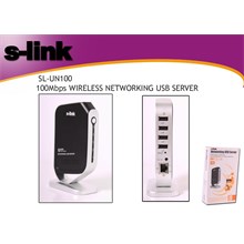 S-Link Sn-Un100 100Mhps Wrls Networking Usb Server(Kablo Usb Sl-Un100) - 1