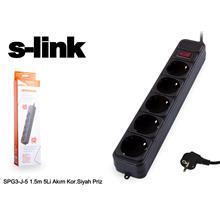 S-Lınk Spg3-J-5 5Li 1.5Mt 306Joule Akım Koruyuculu Priz(Kablo P Spg3-J-5) - 1
