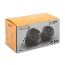 Snopy Sn-03A 2.0 Siyah 2Wx2 Usb Mini Multimedia Speaker (Spk Snopy Sn-03A 2.0 Sıy) - 1