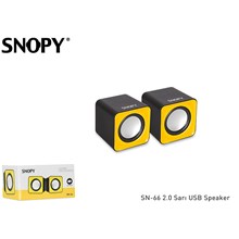 Snopy Sn-66 2.0 Sarı Usb Speaker(Spk Snopy Sn-66 2.0 Sarı) - 1