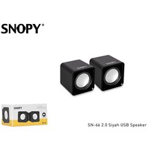 Snopy Sn-66 2.0 Siyah Usb Speaker(Spk Snopy Sn-66 2.0 Siya) - 1