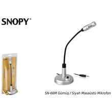 Snopy Sn-66M Gümüş - Siyah Masaüstü Mikrofon(005.Snopy Sn-66M Mikrof) - 1
