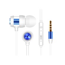 Snopy Sn-J01 Beyaz Mavi Kulak İçi Tek Jaklı Kulaklık(005.Snopy Sn-J01B- Mavi) - 1