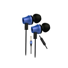 Snopy Sn-J02 Siyah Mavi Kulak İçi Kulaklık Mikrofonlu Kulaklık(005.Snopy Sn-J02 S-Mavi) - 1