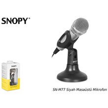 Snopy Sn-M77 Siyah Masaüstü Mikrofon(005.Snopy Sn-M77) - 1