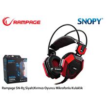 Snopy Sn-R5 Siyah-Kırmızı Gaming Baş Üstü Kulaklık(005.Snopy Sn-R5 S-K) - 1